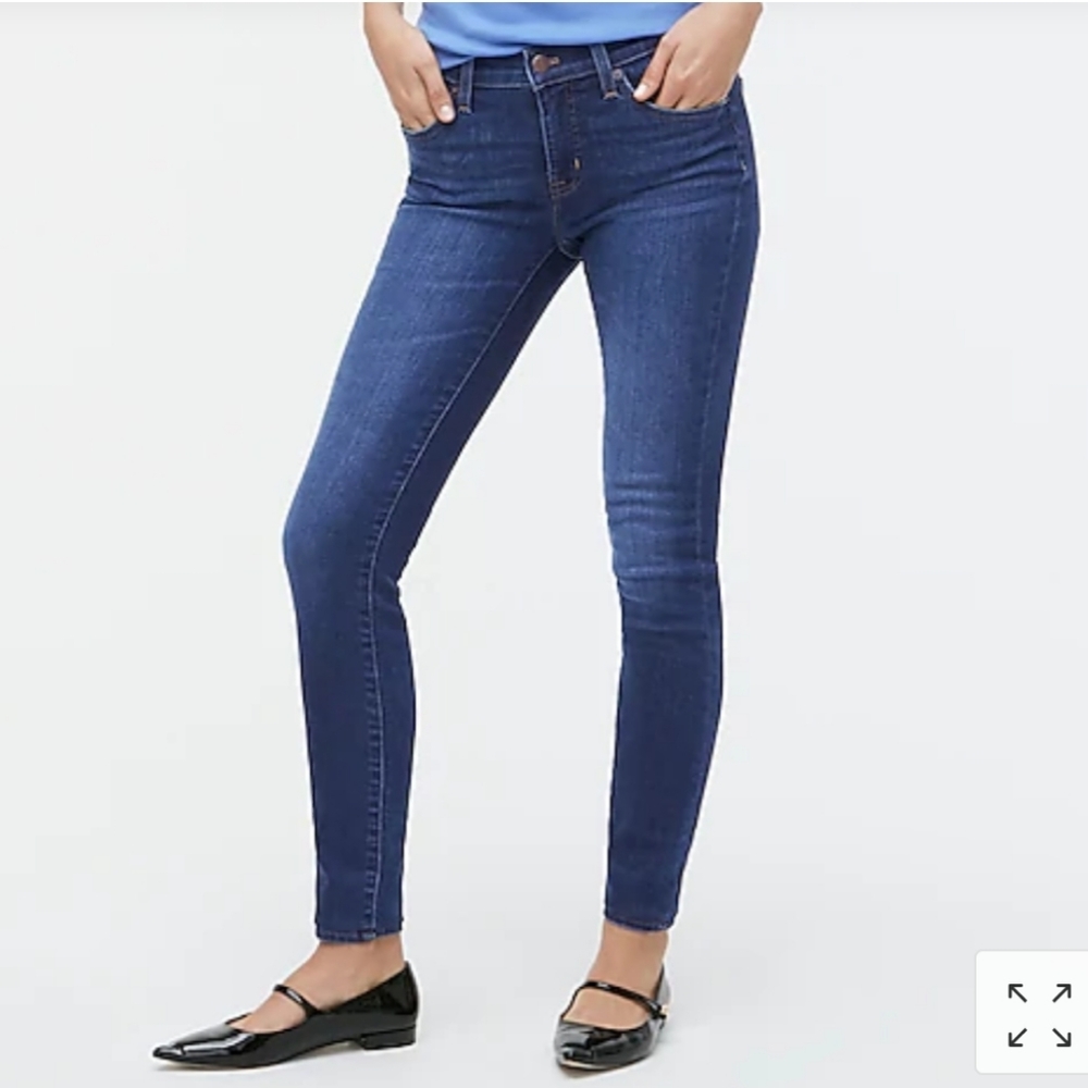 J CREW MID RISE SKINNY JEANS